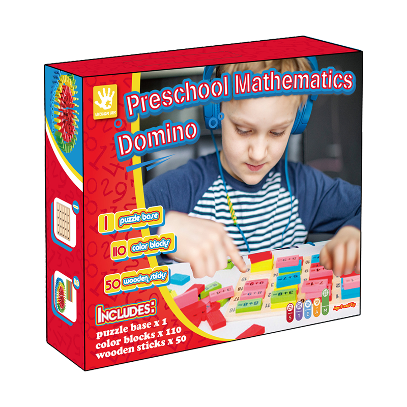 Esikoulun matematiikka Domino Toy Kit